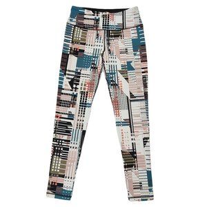 Victoria Sport  White Active Leggings Elastic Waist Mid Rise Womens Size Medium